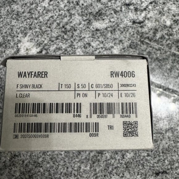 loss Black Ray-Ban Meta Wayfarer RW4006 Smart Glasses Gen 1 – Transition Lenses - Picture 7 of 7